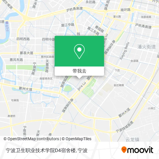 宁波卫生职业技术学院D4宿舍楼地图