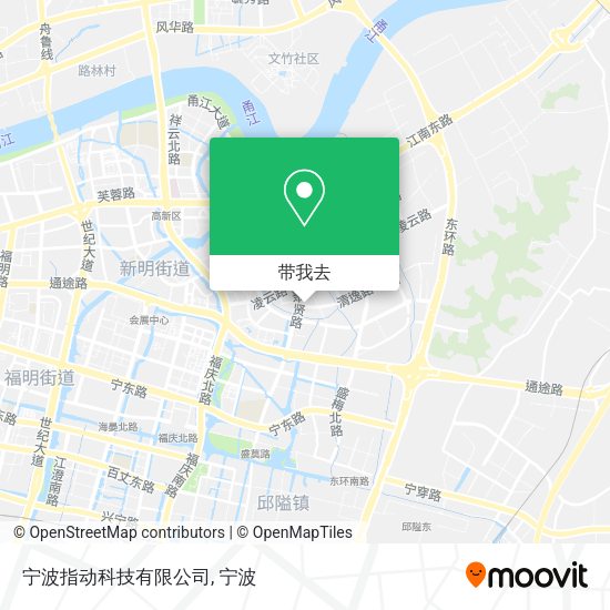宁波指动科技有限公司地图