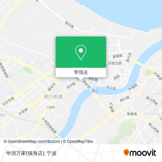 华润万家(镇海店)地图