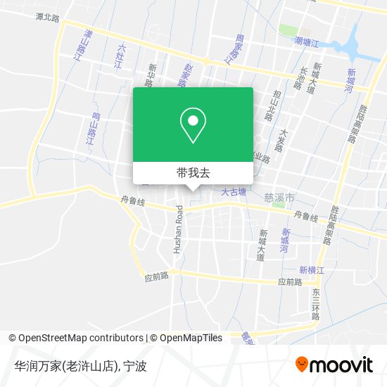 华润万家(老浒山店)地图