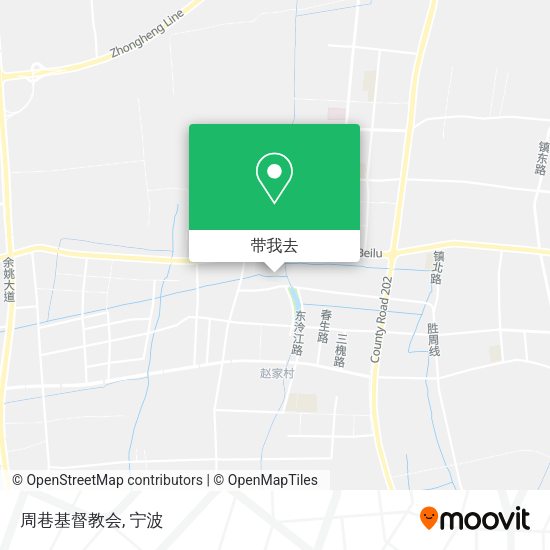 周巷基督教会地图