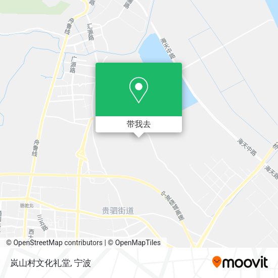 岚山村文化礼堂地图
