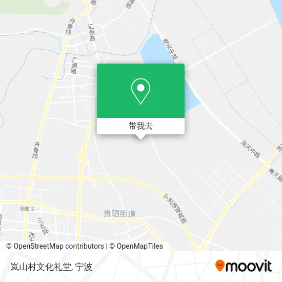 岚山村文化礼堂地图