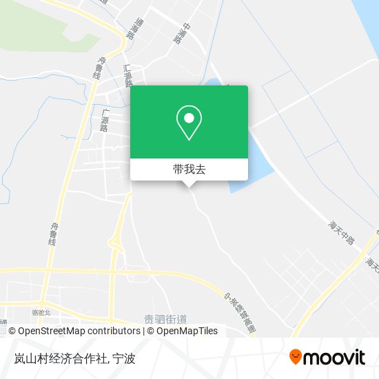 岚山村经济合作社地图