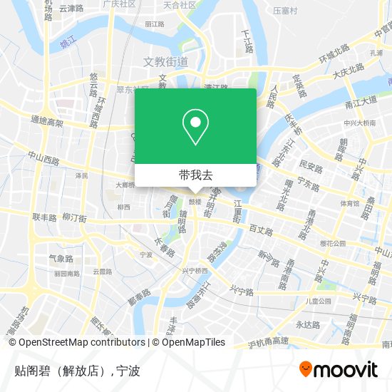 贴阁碧（解放店）地图