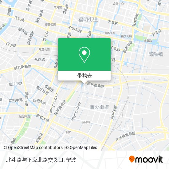 北斗路与下应北路交叉口地图
