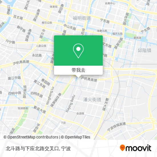 北斗路与下应北路交叉口地图