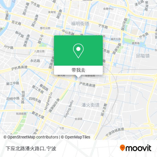 下应北路潘火路口地图