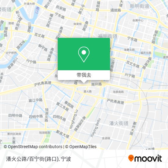 潘火公路/百宁街(路口)地图
