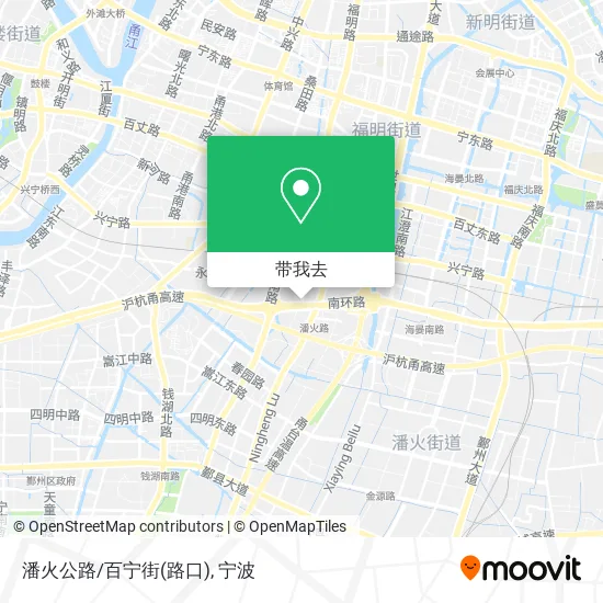 潘火公路/百宁街(路口)地图