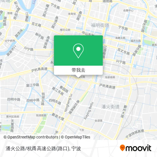潘火公路/杭甬高速公路(路口)地图