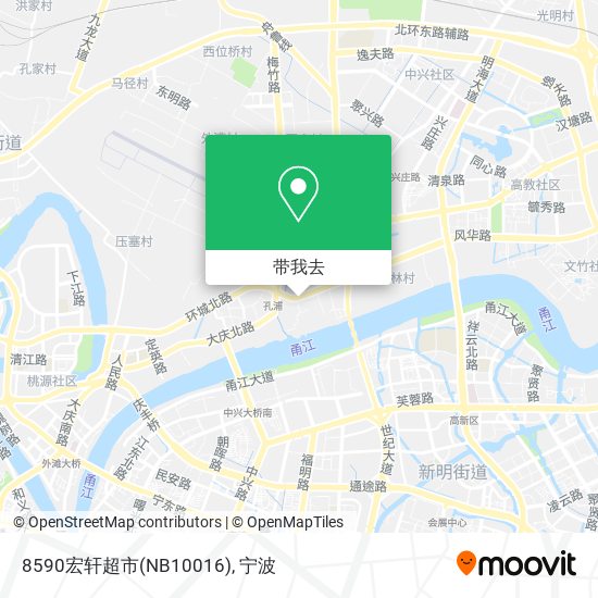 8590宏轩超市(NB10016)地图