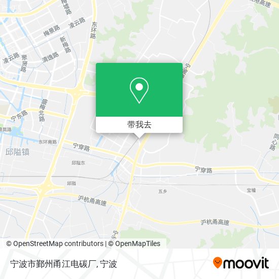 宁波市鄞州甬江电碳厂地图