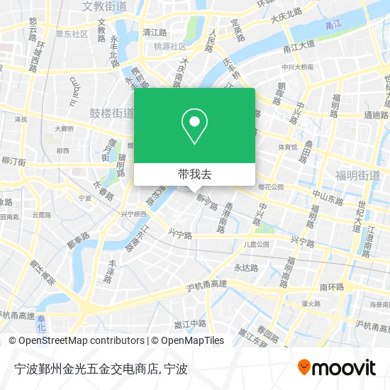 宁波鄞州金光五金交电商店地图