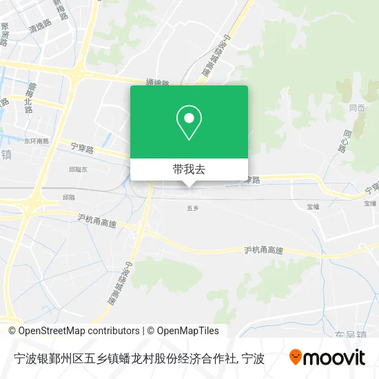 宁波银鄞州区五乡镇蟠龙村股份经济合作社地图