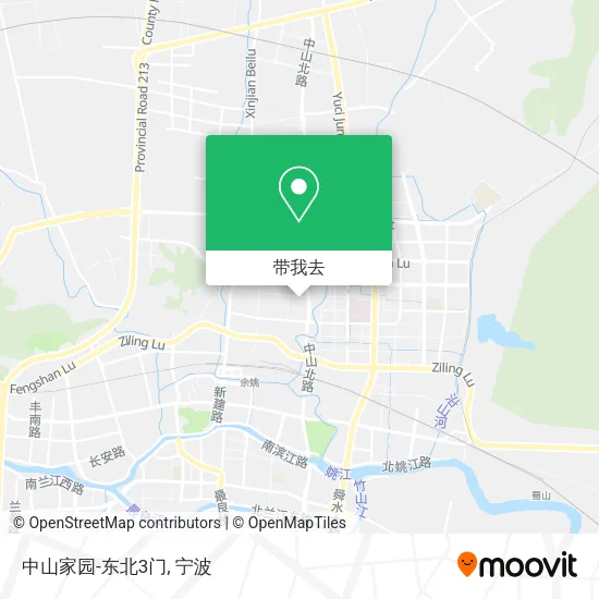 中山家园-东北3门地图
