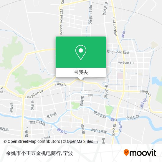 余姚市小王五金机电商行地图