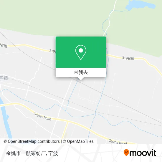 余姚市一航家纺厂地图