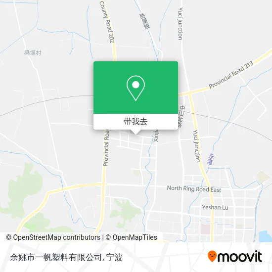 余姚市一帆塑料有限公司地图