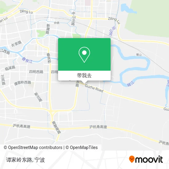 谭家岭东路地图
