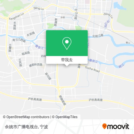 余姚市广播电视台地图