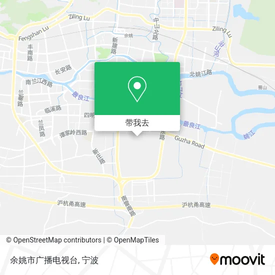 余姚市广播电视台地图