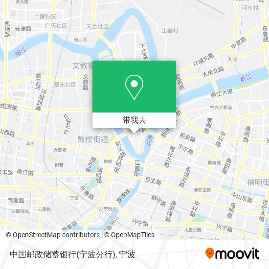 中国邮政储蓄银行(宁波分行)地图