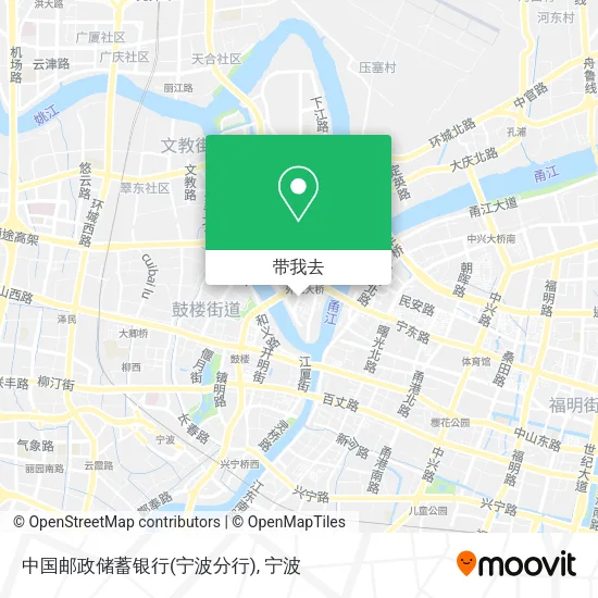 中国邮政储蓄银行(宁波分行)地图