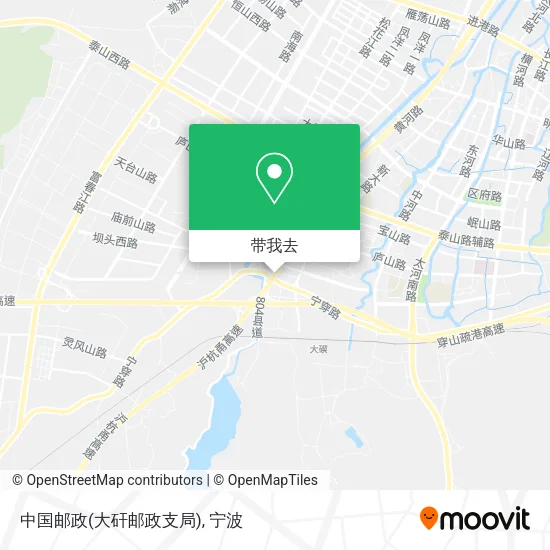 中国邮政(大矸邮政支局)地图