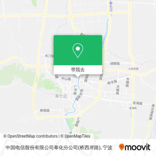 中国电信股份有限公司奉化分公司(桥西岸路)地图