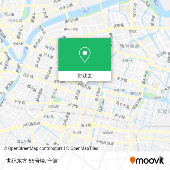 世纪东方-85号楼地图