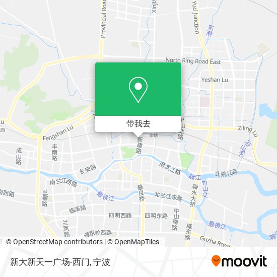 新大新天一广场-西门地图