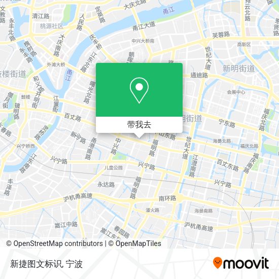 新捷图文标识地图