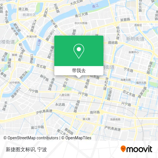 新捷图文标识地图