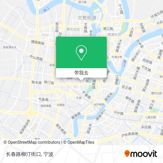 长春路柳汀街口地图