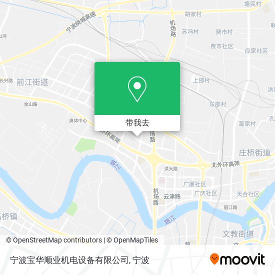 宁波宝华顺业机电设备有限公司地图