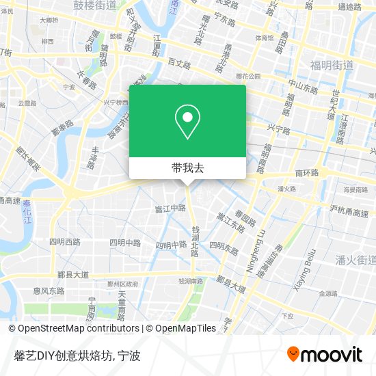 馨艺DIY创意烘焙坊地图