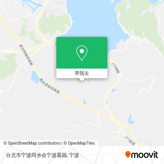 台北市宁波同乡会宁波墓园地图