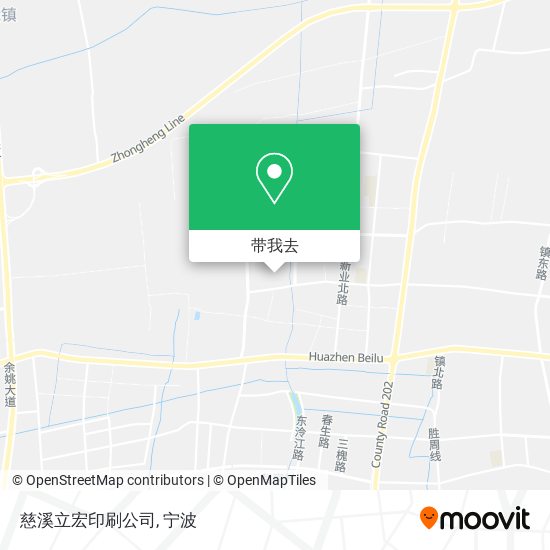 慈溪立宏印刷公司地图