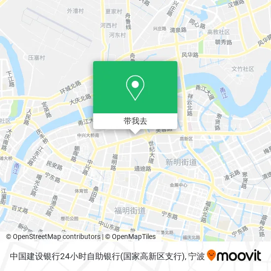 中国建设银行24小时自助银行(国家高新区支行)地图