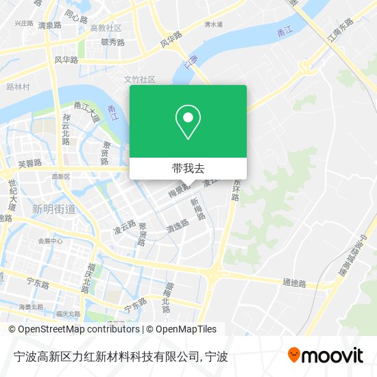宁波高新区力红新材料科技有限公司地图