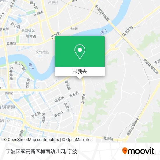 宁波国家高新区梅南幼儿园地图
