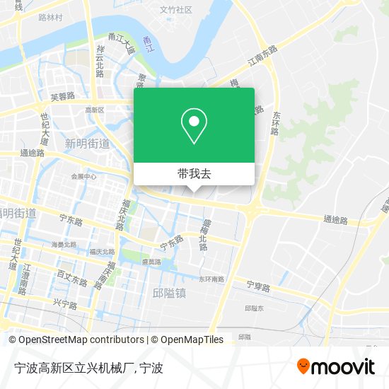 宁波高新区立兴机械厂地图