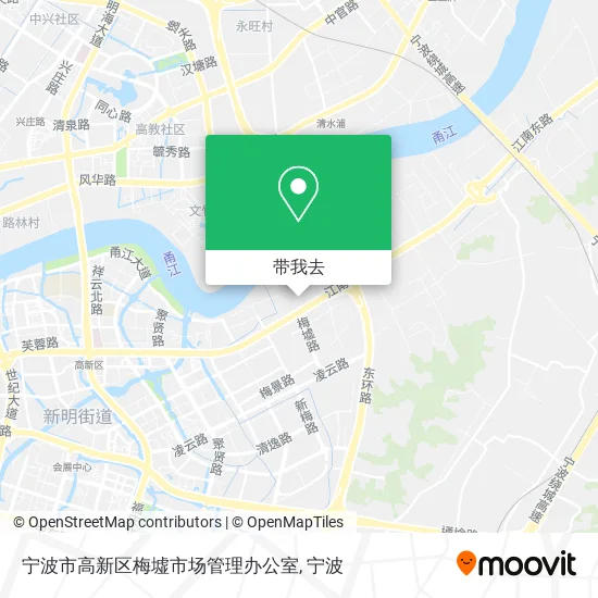 宁波市高新区梅墟市场管理办公室地图