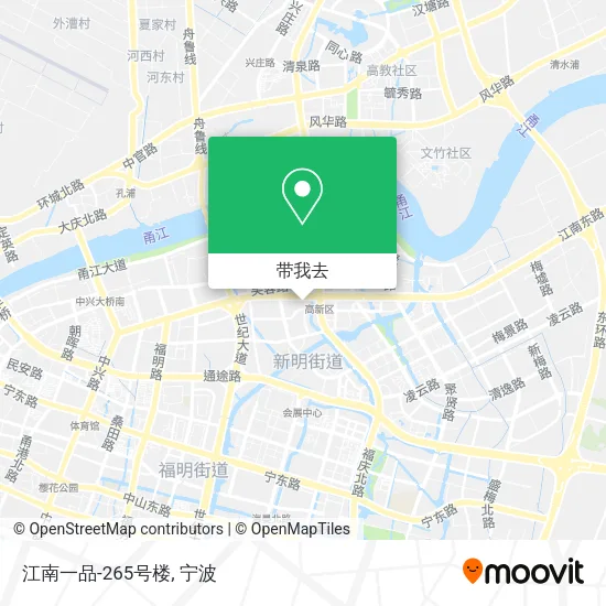 江南一品-265号楼地图