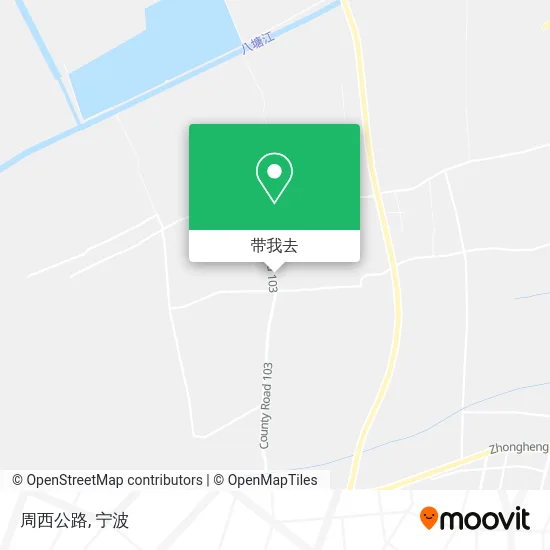 周西公路地图