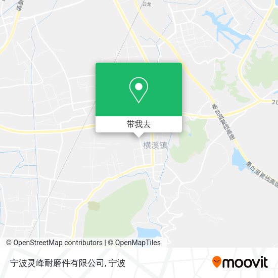 宁波灵峰耐磨件有限公司地图