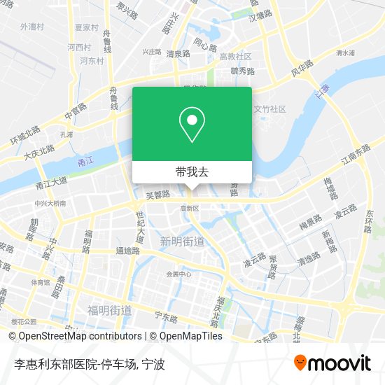 李惠利东部医院-停车场地图