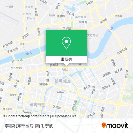 李惠利东部医院-南门地图