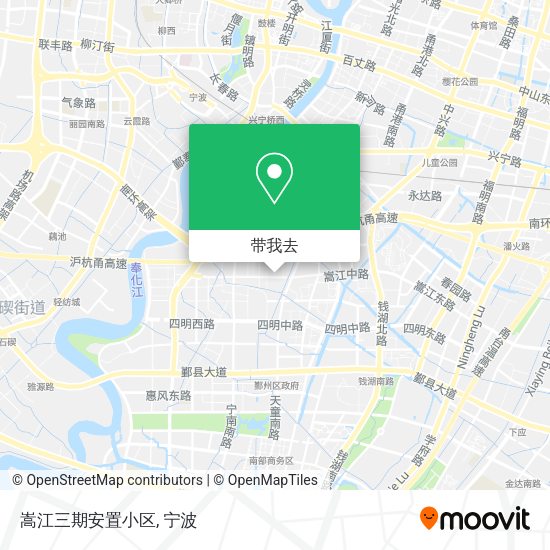 嵩江三期安置小区地图